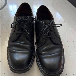 Tommy Hilfiger Black Leather Oxford Shoes